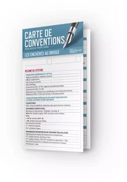 CARTE DE CONVENTIONS LES ENCHERES AU BRIDGE