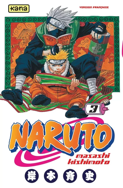 Naruto - Tome 3 avec Sticker euro -  Masashi Kishimoto - KANA