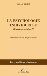 La psychologie individuelle