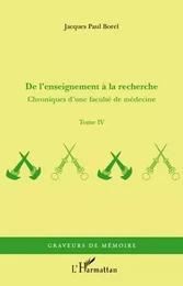 De l'enseignement à la recherche