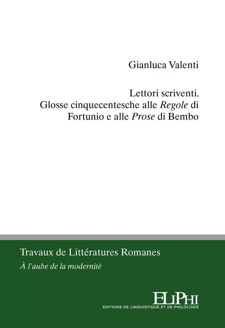 Lettori scriventi - Gianluca Valenti - ELIPHI