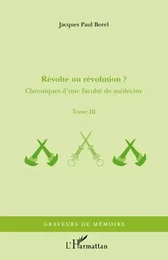 Révolte ou révolution ?