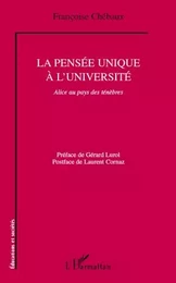 La pensée unique à l'université