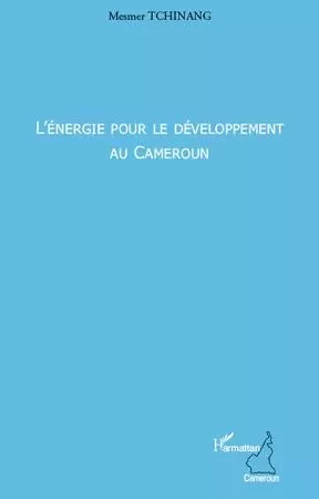 L'énergie pour le développement au Cameroun - Mesmer Tchionang - Editions L'Harmattan