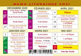 Memo liturgique 2021