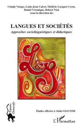 Langues et sociétés - Claude Vargas - Editions L'Harmattan