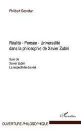 Réalité - Pensée - Universalité