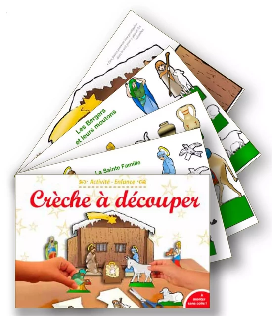 Crèche à découper -  Judie - SAINT JUDE