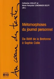 Métamorphoses du journal personnel