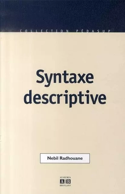 Syntaxe descriptive -  - Academia