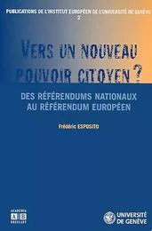 Vers un nouveau pouvoir citoyen ?