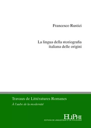 La lingua della storiografia italiana delle origini