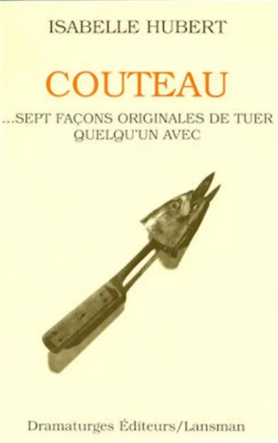 COUTEAU -  Hubert - LANSMAN