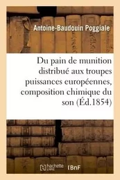 Du pain de munition distribué aux troupes des puissances européennes, composition chimique du son