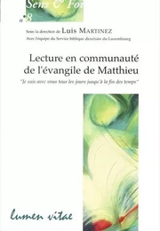 Lecture en communauté de l'évangile de Matthieu