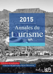 2015 Annales du tourisme