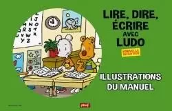 36 POSTERS A3 ILLUSTRATIONS DU MANUEL/  METHODE DE LECTURE LUDO ED 2020