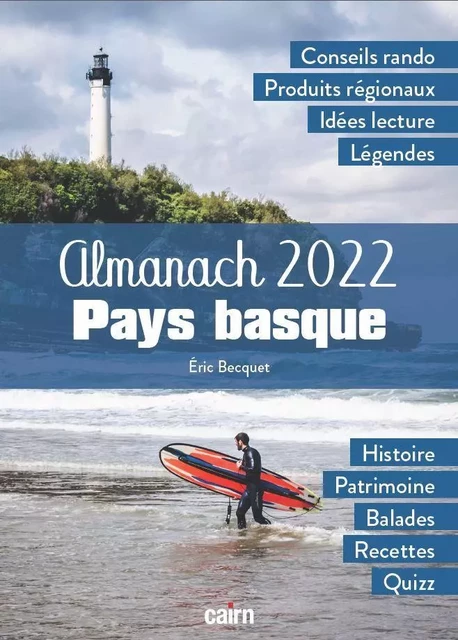 ALMANACH 2022 Pays basque - Éric BECQUET - CAIRN