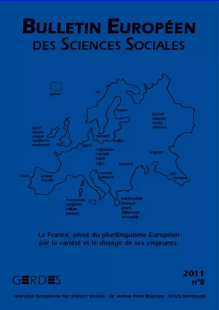 Bulletin Européen des Sciences Sociales 8 -  - Editions L'Harmattan