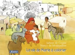 La vie de Marie à colorier