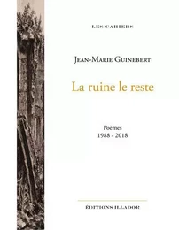 La ruine le reste - poèmes, 1988-2018