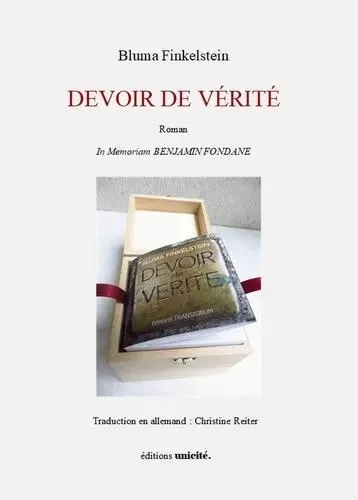 Devoir de vérité - Bluma Finkelstein - Unicité