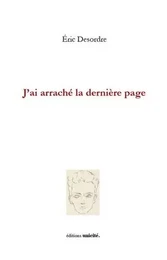 J'ai arraché la dernière page