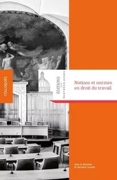 NOTIONS ET NORMES EN DROIT DU TRAVAIL