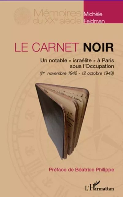 Le carnet noir - Michèle Feldman - Editions L'Harmattan