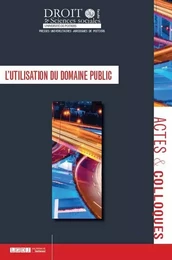 L'UTILISATION DU DOMAINE PUBLIC