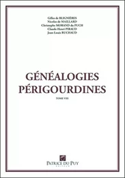 GENEALOGIES PERIGOURDINES, TOME VIII