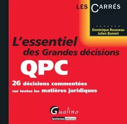 l'essentiel des grandes décisions qpc