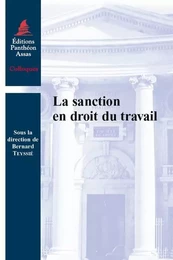 LA SANCTION EN DROIT DU TRAVAIL