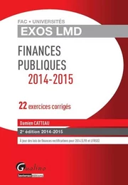 exos lmd - finances publiques 2014-2015 - 2ème édition