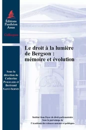 LE DROIT À LA LUMIÈRE DE BERGSON : MÉMOIRE ET ÉVOLUTION