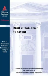 DROIT ET NON-DROIT DU SAVANT