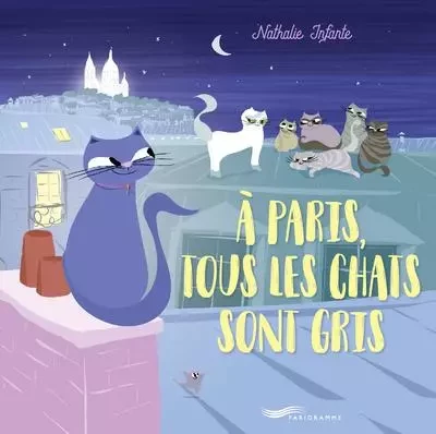 A Paris tous les chats sont gris - Nathalie Infante - Parigramme