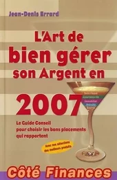 l'art de bien gérer son argent