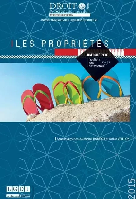 LES PROPRIÉTÉS - Didier Veillon, Michel Boudot - UNIV POITIERS