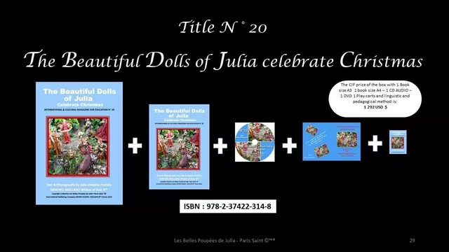 BOX N°20 THE BEAUTIFUL DOLLS OF JULIA CELEBRATE CHRISTMAS - JULIA J.P. SANCHEZ - CROIRE SAVOIR