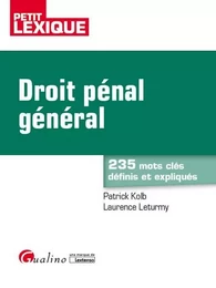 DROIT PENAL GENERAL 2EME EDITION