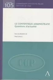 LE CONTENTIEUX ADMINISTRATIF