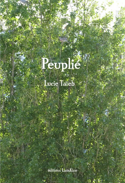 Peuplié - Lucie Taïeb - LANSKINE ED