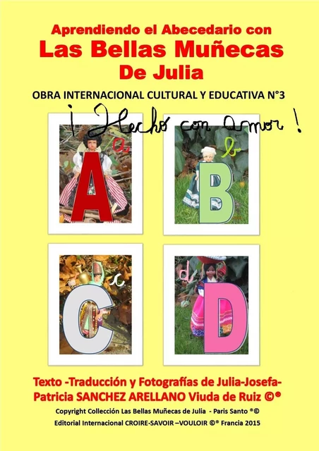 COFRE N° 3 APRENDIENDO EL ABECEDARIO CON LAS BELLAS MUÑECAS DE JULIA - JULIA J.P. SANCHEZ - CROIRE SAVOIR