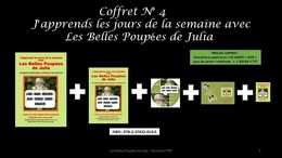 COFFRET N°4 J'APPRENDS LES JOURS DE LA SEMAINE AVEC LES BELLES POUPEES DE JULIA