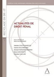 actualités de droit pénal