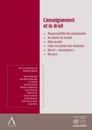 l'enseignement et le droit