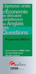 dscg 6 épreuve d'économie se déroulant partiellement en anglais en questions