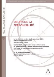 droits de la personnalité