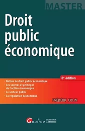 DROIT PUBLIC ÉCONOMIQUE 6EME EDITION